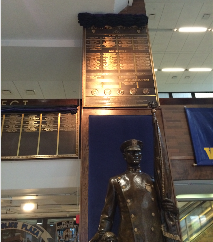 The Armed Forces Memorial Tablet, Lobby, 1 Police Plaza