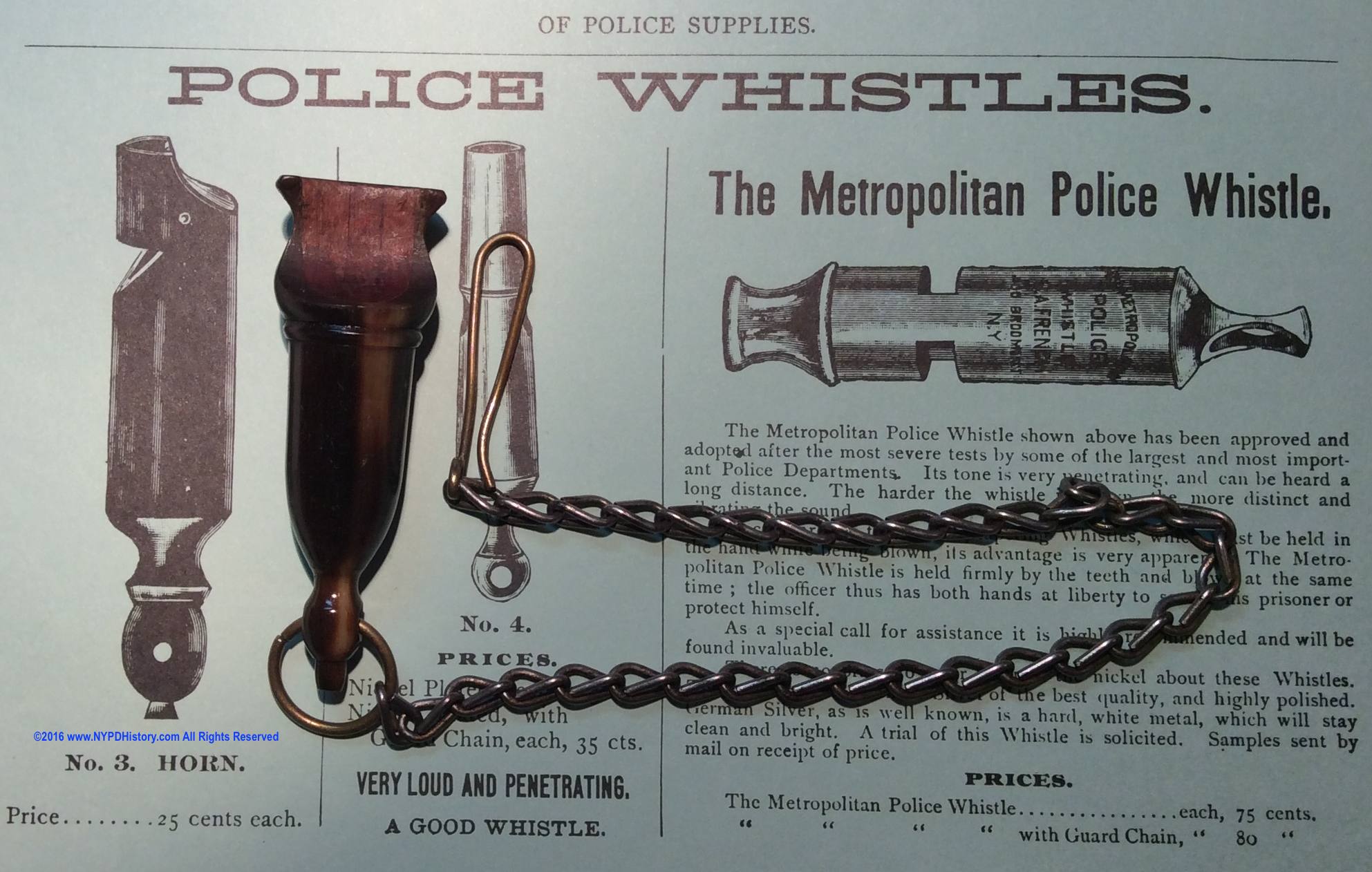 1897 S.A. French & Co. Police Catalog