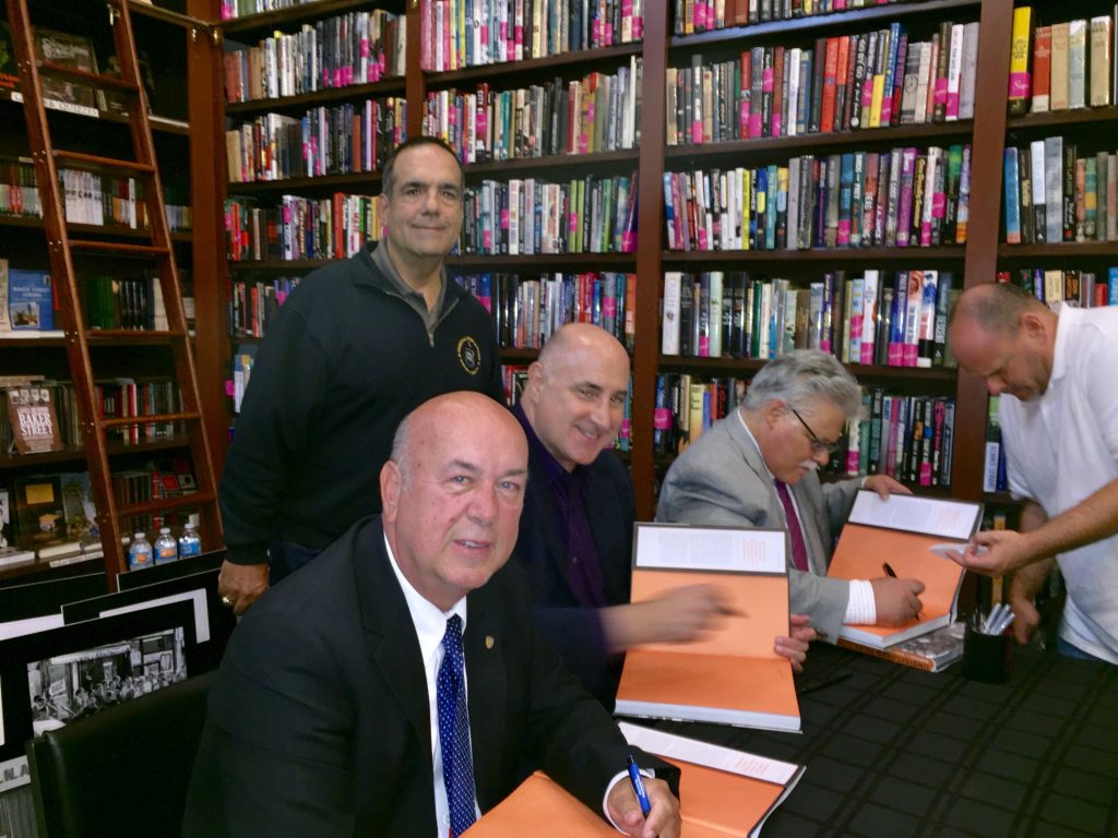 Seated are the authors, Bernard Whalen, Bob Mladinich and Phil Messing who were kind enough to sign books for the hundreds in attendance!