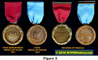 Figure 5: 1912 FDNY Versus PDNY Medals