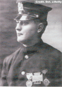 1912 Det. Sgt. Charles Carrao, Italian Squad, wearing the first MOH issued.