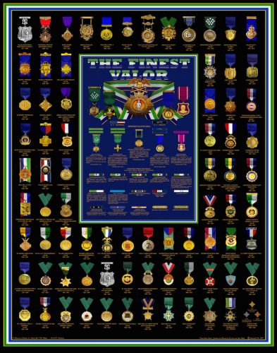 The History Of Medals Of Valor In The Nypd & Fdny Captured In 